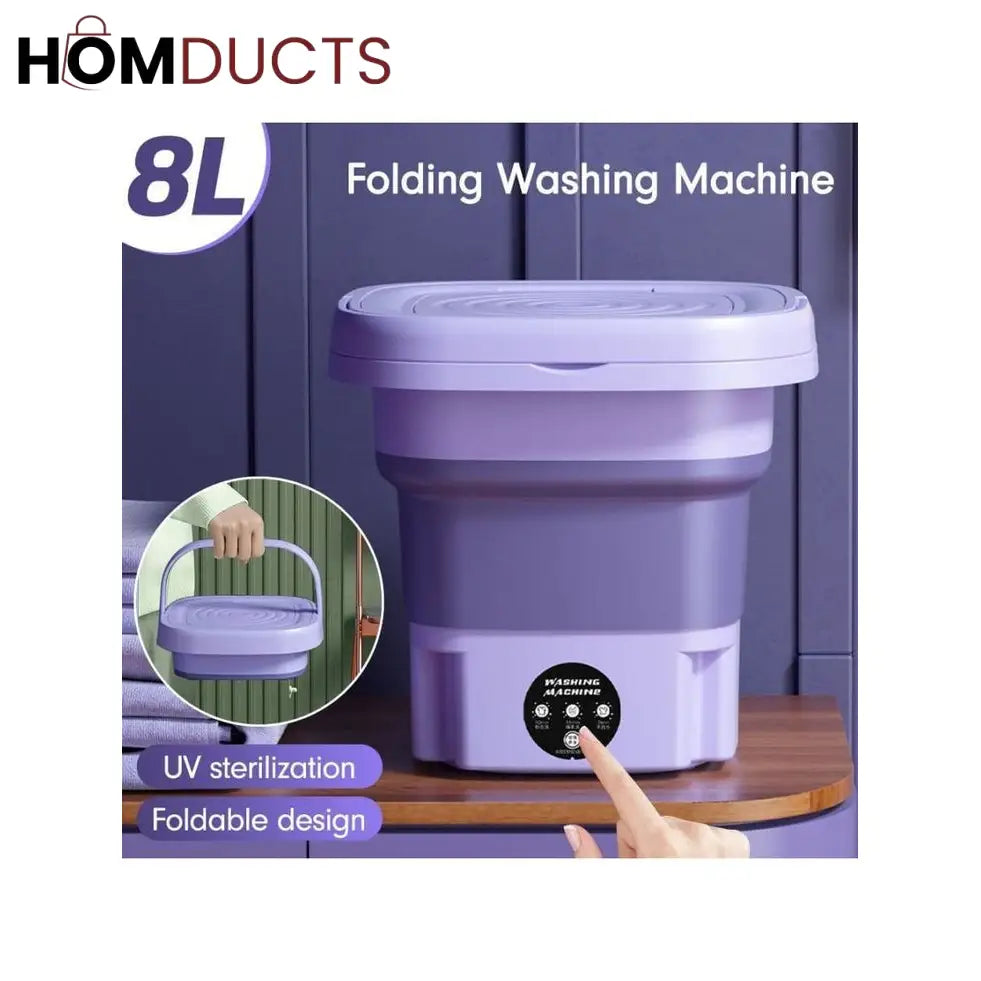 2 in 1 Folding Washing+Dryer Machine